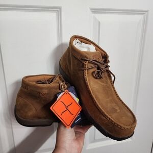 NWT Twisted X Work steel toe, oil and slip resistant comfortable work shoe